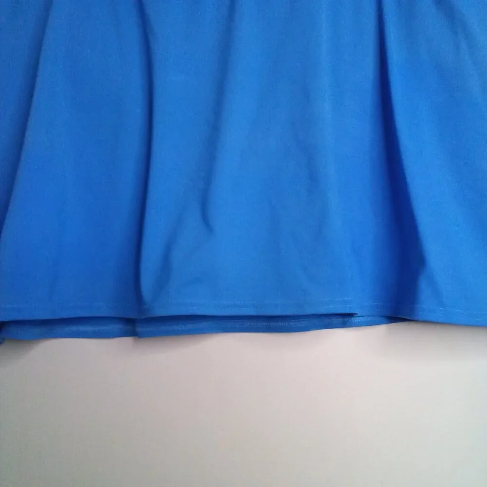 Lands' End Skort Swim Bottom Women 16 Bikini With Skirt Blue - Picture 5 of 12